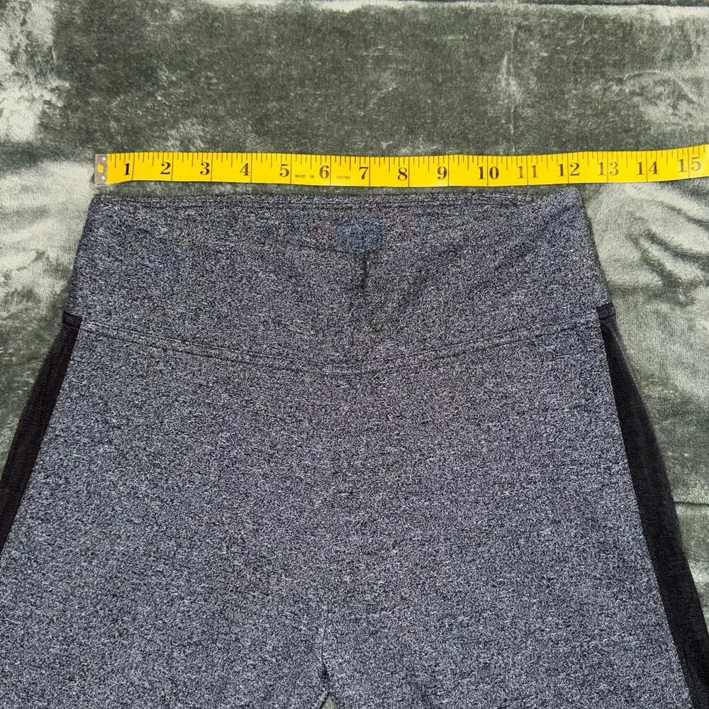 Victoria Sport by Victoria's Secret‎ Leggings Heather Gray Medium Long Mesh Side